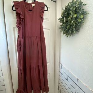 Universal Thread flutter sleeve dress
